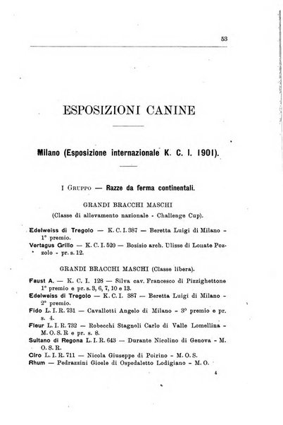 Libro delle origini dei cani iscritti nei libri genealogici italiani