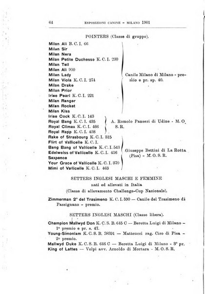 Libro delle origini dei cani iscritti nei libri genealogici italiani