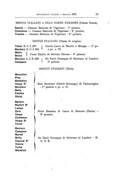 Libro delle origini dei cani iscritti nei libri genealogici italiani