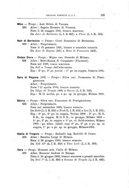 Libro delle origini dei cani iscritti nei libri genealogici italiani