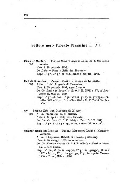 Libro delle origini dei cani iscritti nei libri genealogici italiani