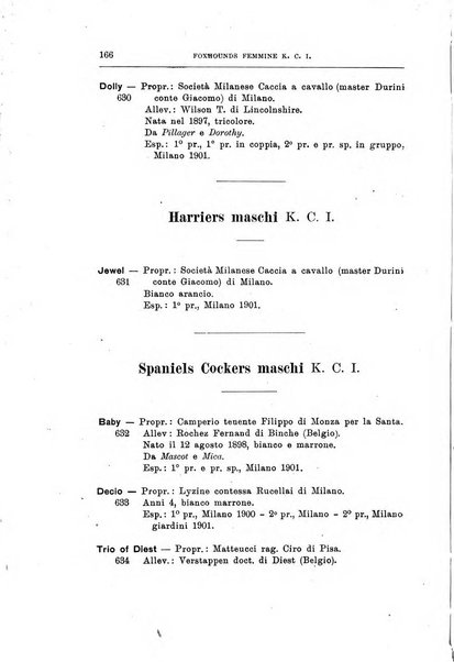 Libro delle origini dei cani iscritti nei libri genealogici italiani