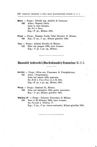 Libro delle origini dei cani iscritti nei libri genealogici italiani