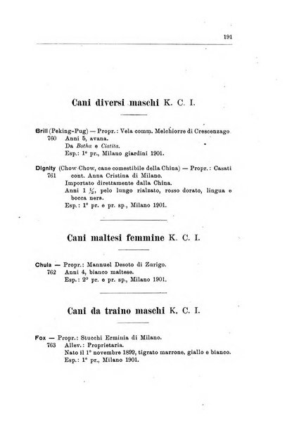 Libro delle origini dei cani iscritti nei libri genealogici italiani