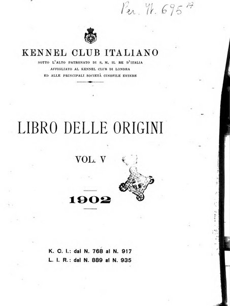 Libro delle origini dei cani iscritti nei libri genealogici italiani