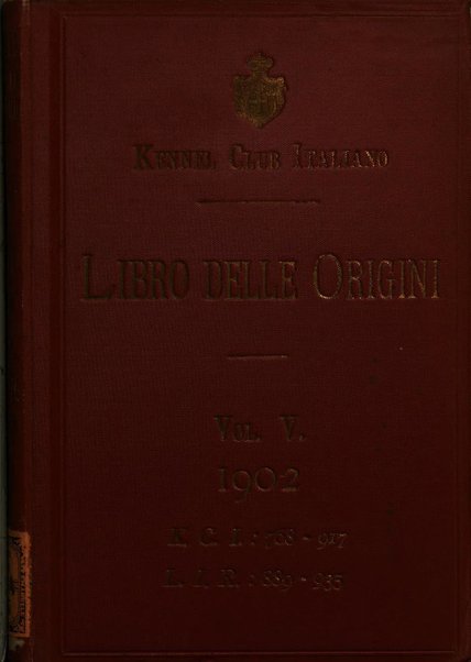 Libro delle origini dei cani iscritti nei libri genealogici italiani