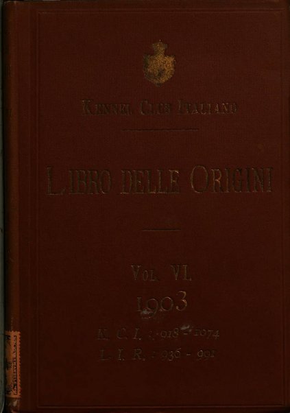 Libro delle origini dei cani iscritti nei libri genealogici italiani