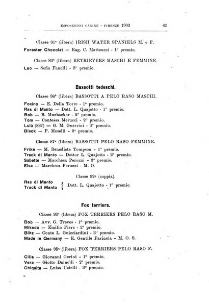 Libro delle origini dei cani iscritti nei libri genealogici italiani