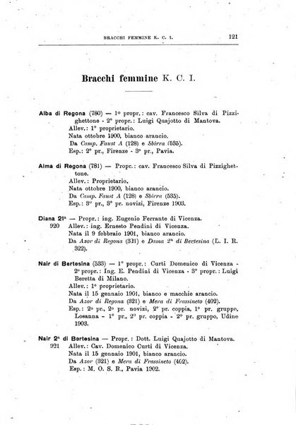 Libro delle origini dei cani iscritti nei libri genealogici italiani