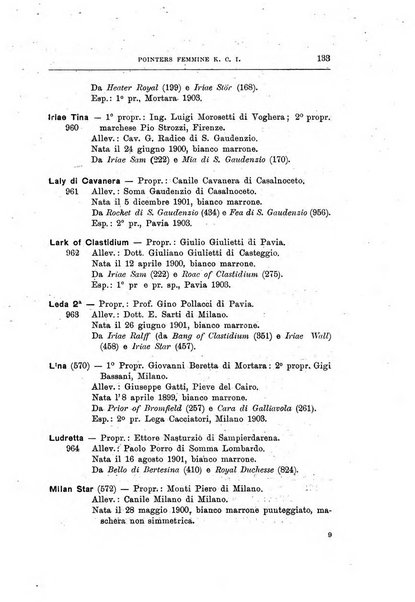 Libro delle origini dei cani iscritti nei libri genealogici italiani