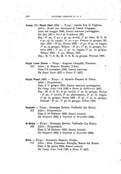 Libro delle origini dei cani iscritti nei libri genealogici italiani