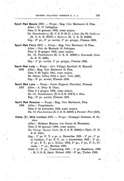 Libro delle origini dei cani iscritti nei libri genealogici italiani