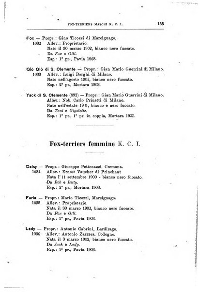 Libro delle origini dei cani iscritti nei libri genealogici italiani