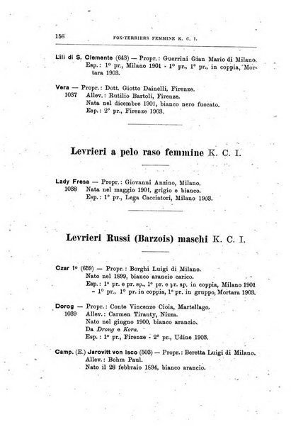 Libro delle origini dei cani iscritti nei libri genealogici italiani