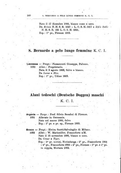 Libro delle origini dei cani iscritti nei libri genealogici italiani