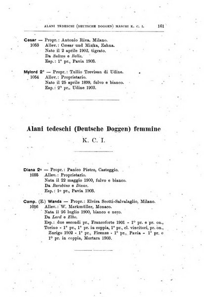 Libro delle origini dei cani iscritti nei libri genealogici italiani