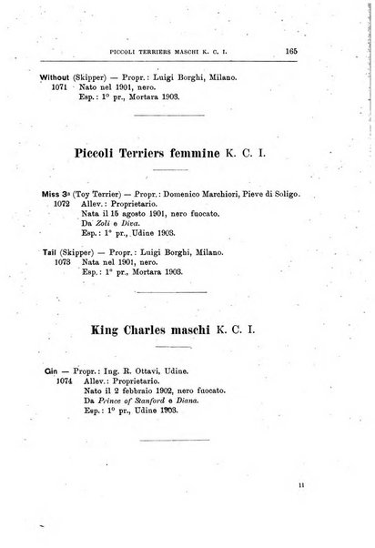 Libro delle origini dei cani iscritti nei libri genealogici italiani