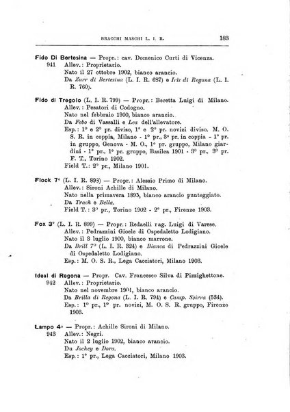 Libro delle origini dei cani iscritti nei libri genealogici italiani