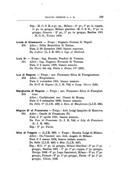 Libro delle origini dei cani iscritti nei libri genealogici italiani