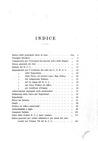 Libro delle origini dei cani iscritti nei libri genealogici italiani