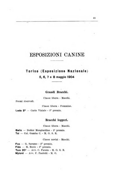 Libro delle origini dei cani iscritti nei libri genealogici italiani