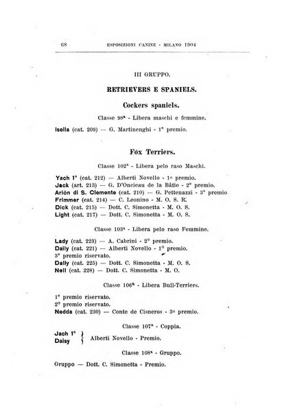 Libro delle origini dei cani iscritti nei libri genealogici italiani