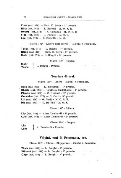 Libro delle origini dei cani iscritti nei libri genealogici italiani