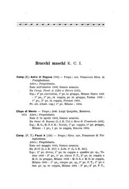 Libro delle origini dei cani iscritti nei libri genealogici italiani