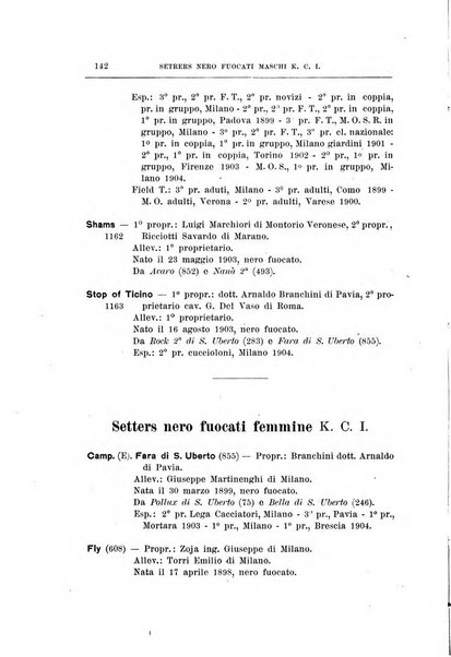 Libro delle origini dei cani iscritti nei libri genealogici italiani