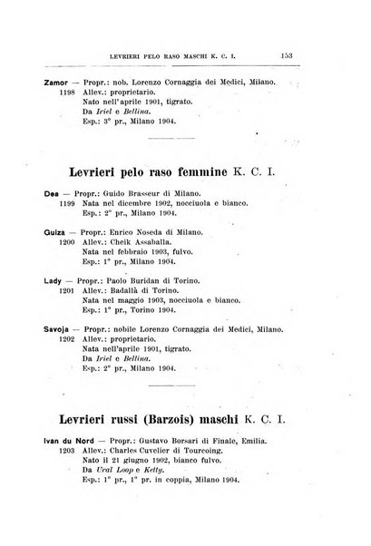 Libro delle origini dei cani iscritti nei libri genealogici italiani