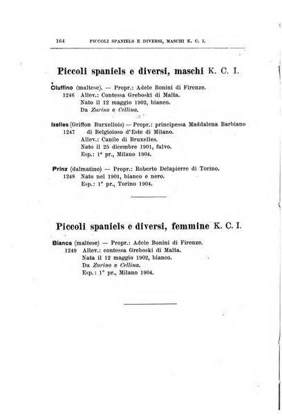 Libro delle origini dei cani iscritti nei libri genealogici italiani