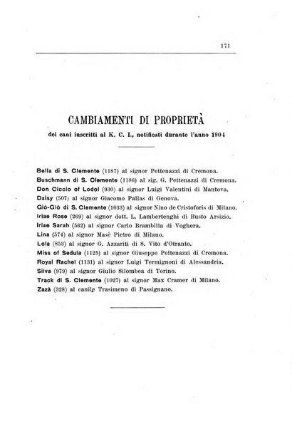 Libro delle origini dei cani iscritti nei libri genealogici italiani