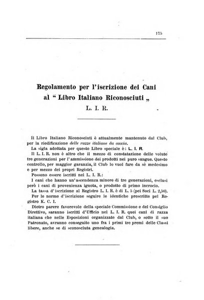 Libro delle origini dei cani iscritti nei libri genealogici italiani