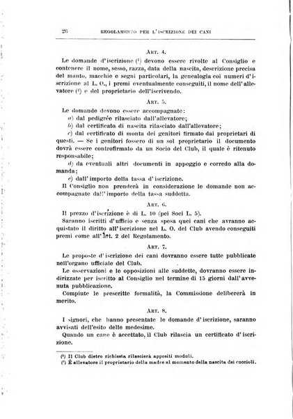 Libro delle origini dei cani iscritti nei libri genealogici italiani