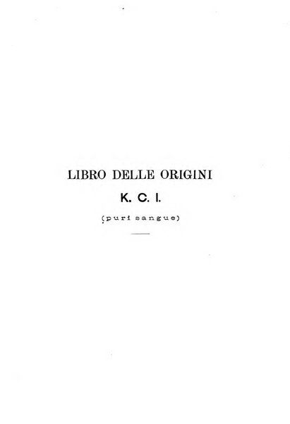 Libro delle origini dei cani iscritti nei libri genealogici italiani