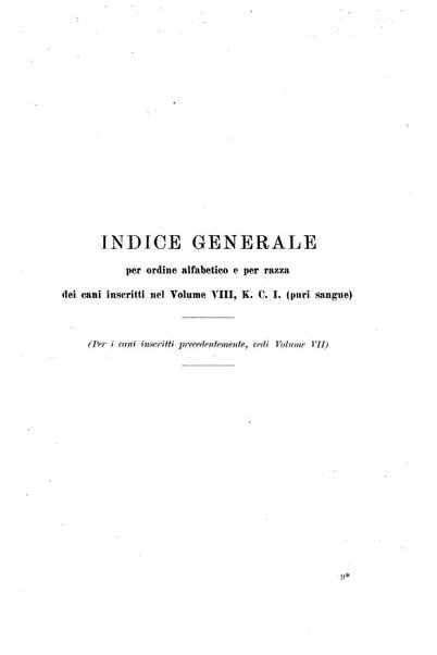 Libro delle origini dei cani iscritti nei libri genealogici italiani