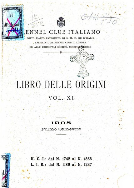 Libro delle origini dei cani iscritti nei libri genealogici italiani