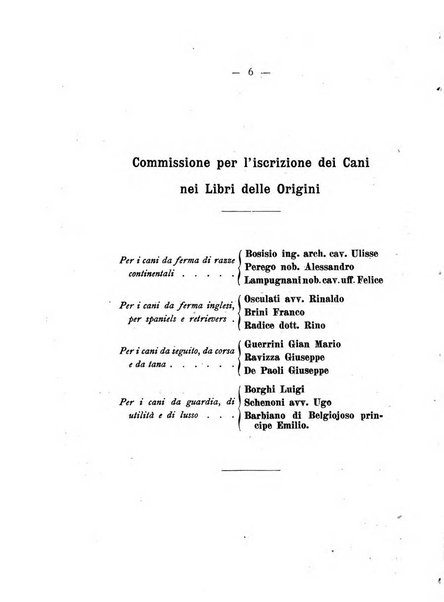 Libro delle origini dei cani iscritti nei libri genealogici italiani