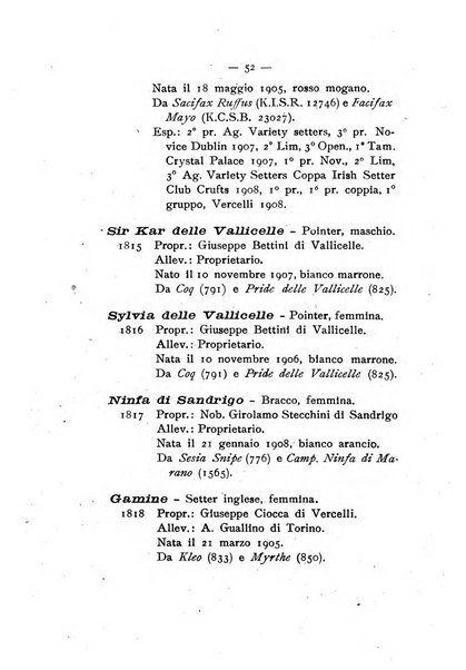 Libro delle origini dei cani iscritti nei libri genealogici italiani