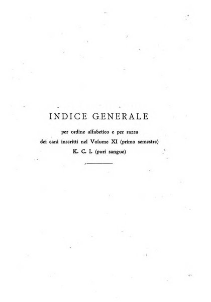 Libro delle origini dei cani iscritti nei libri genealogici italiani