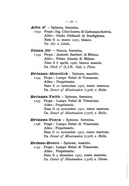 Libro delle origini dei cani iscritti nei libri genealogici italiani