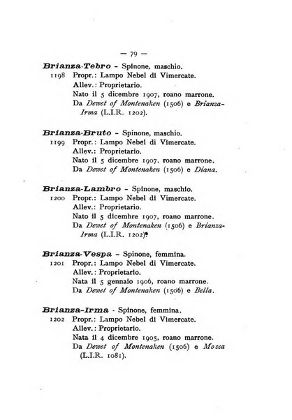 Libro delle origini dei cani iscritti nei libri genealogici italiani