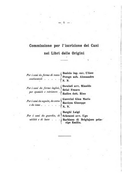 Libro delle origini dei cani iscritti nei libri genealogici italiani