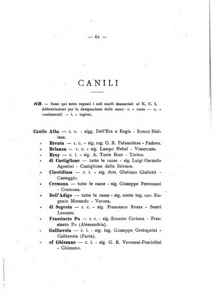 Libro delle origini dei cani iscritti nei libri genealogici italiani