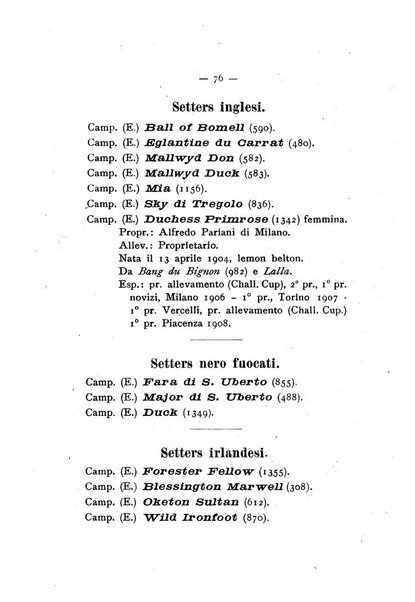 Libro delle origini dei cani iscritti nei libri genealogici italiani