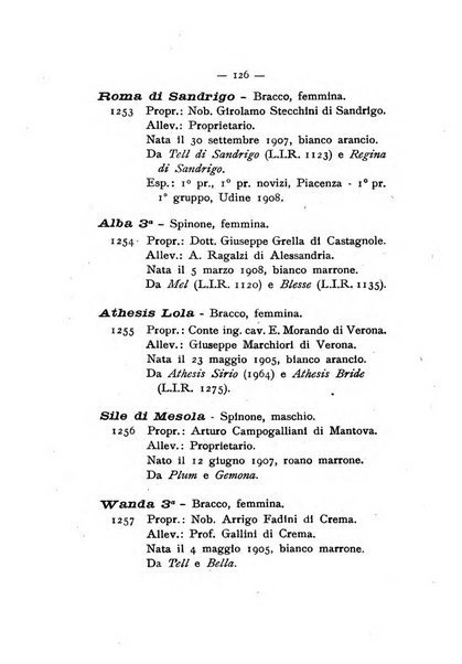 Libro delle origini dei cani iscritti nei libri genealogici italiani