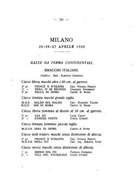 Libro delle origini dei cani iscritti nei libri genealogici italiani