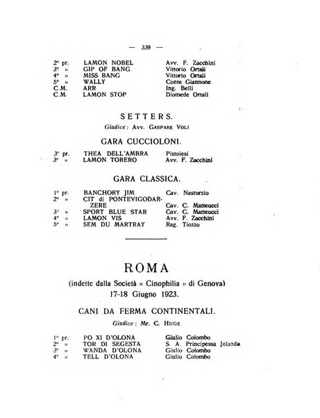 Libro delle origini dei cani iscritti nei libri genealogici italiani