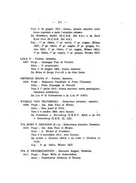 Libro delle origini dei cani iscritti nei libri genealogici italiani