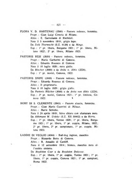 Libro delle origini dei cani iscritti nei libri genealogici italiani